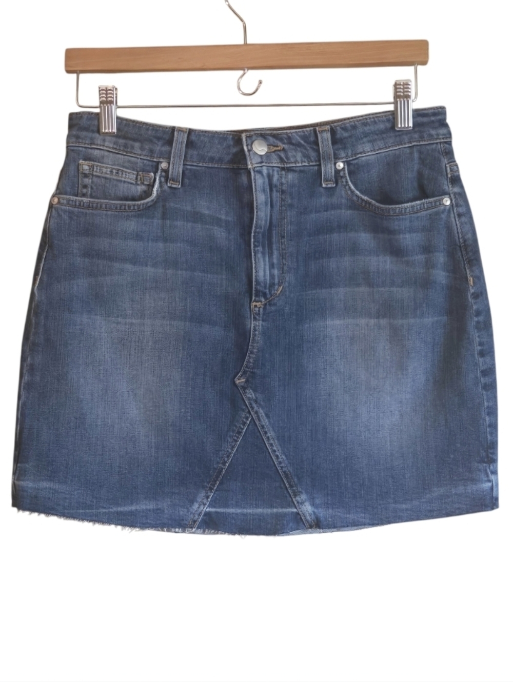 Joe's Darcy Distressed Denim Jeans Mini Skirt